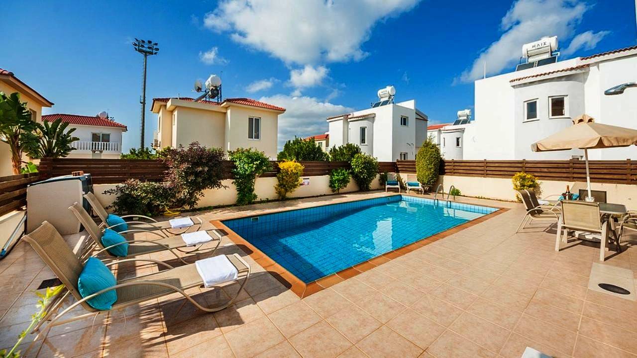 Two-Bedroom Villa with Private Pool in Ayia Napa, South Cyprus
