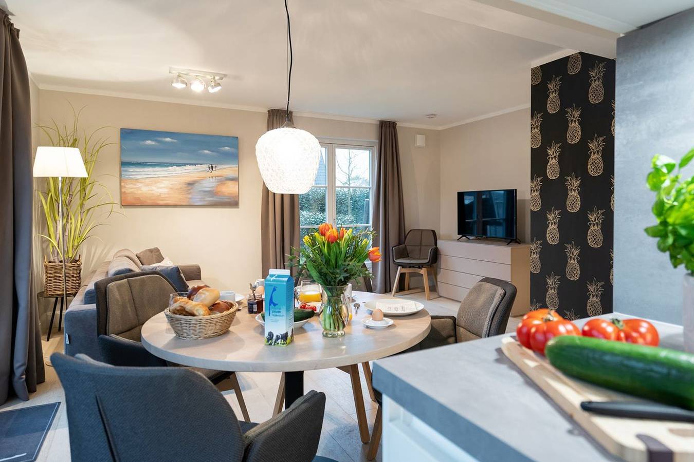 Ganze Wohnung, Wunderschöne und hochwertig ausgestattete Ferienwohnung im Süden von Westerland. in Westerland, Sylt (Gemeinde)