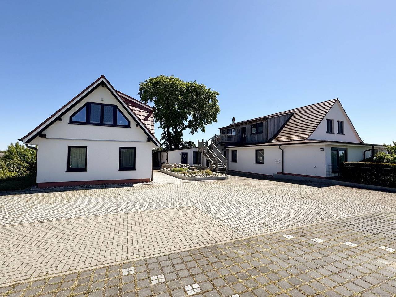 Ganze Ferienwohnung, P: Zollhaus Klein Zicker - exklusive Wohnungen mit Meerblick - Ferienwohnung 02 mit Südterrasse und Meerblick in Klein Zicker, Mönchgut