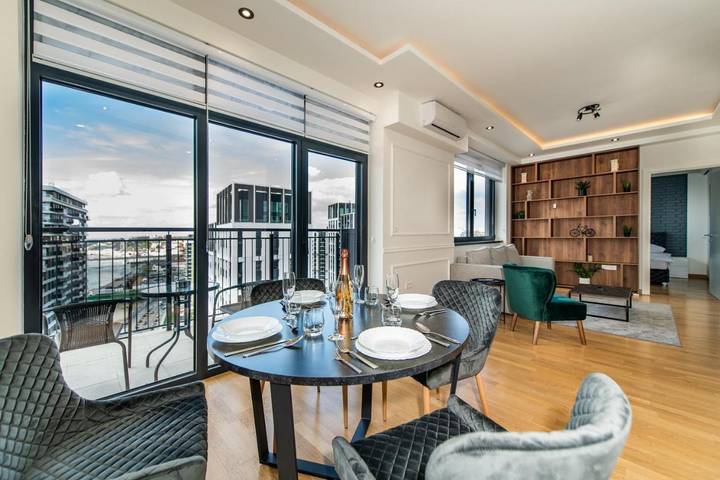 Ferienwohnung für 3 Personen, mit Balkon und Terrasse sowie Ausblick in Belgrad - 3