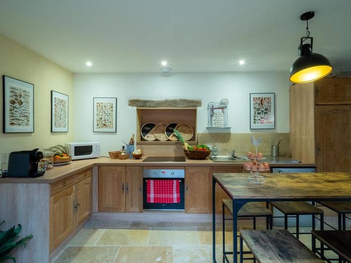 Location de vacances pour 8 personnes, avec vue ainsi que jardin et balcon à Monpazier - 4