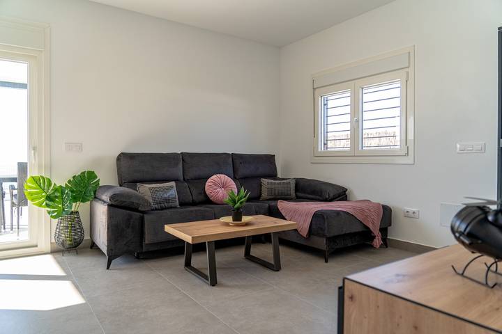 Ferienhaus 'Miramar' mit Bergblick, WLAN und Klimaanlage in Vejer de la Frontera, Costa de la Luz