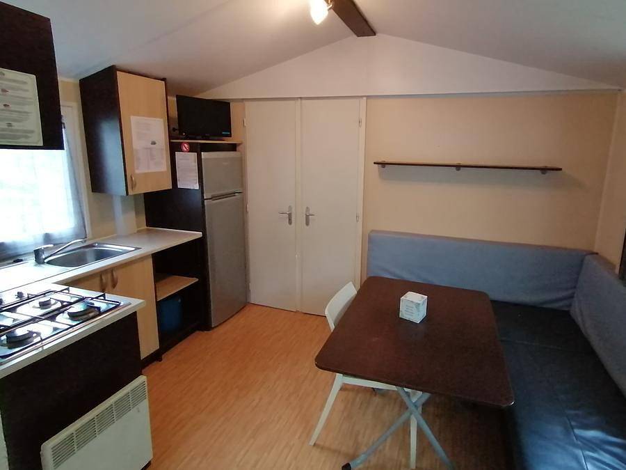 Camping le Moulin du Pont d'Alies - Mobilheim 4 personen - Trigano 31 Terrasse in Saint-Martin-Lys, Regionaler Naturpark Corbières-Fenouillèdes