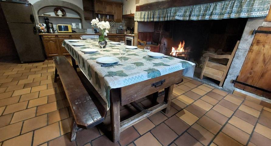 Gîte pour 12 personnes, avec terrasse et jardin à Thiézac - 3