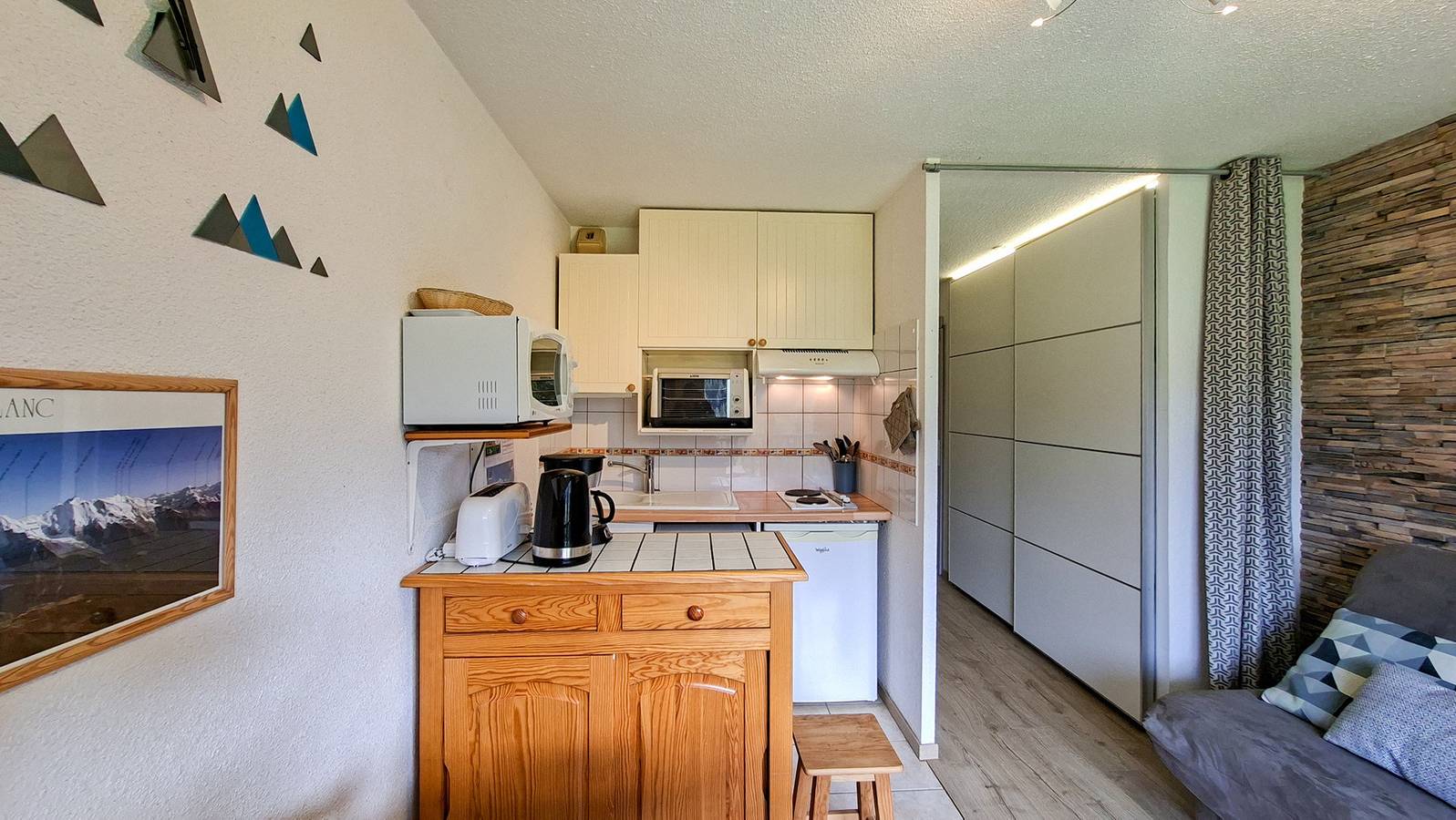 Ganzes Studio, Fully renovated studio with cabin · Center of the resort · Balcony - Fl-Sgt109 in Flaine, Arâches-la-Frasse