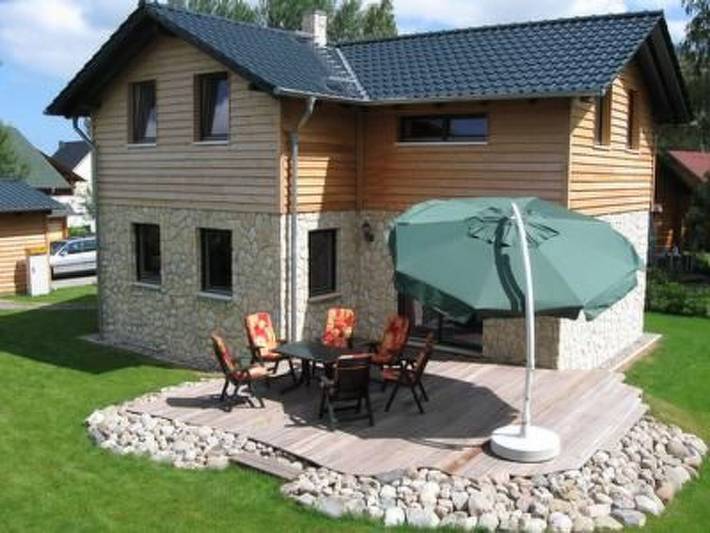 Ferienhaus für 8 Personen, mit Garten und Sauna sowie Terrasse, mit Haustier in Bodstedt