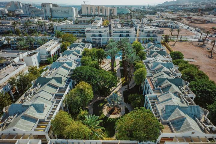 Gîte pour 4 personnes, avec piscine et balcon, adapté aux familles à Eilat - 3