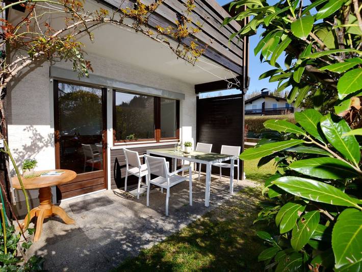 Ferienwohnung für 3 Personen, mit Sauna und Terrasse in Grabenstätt