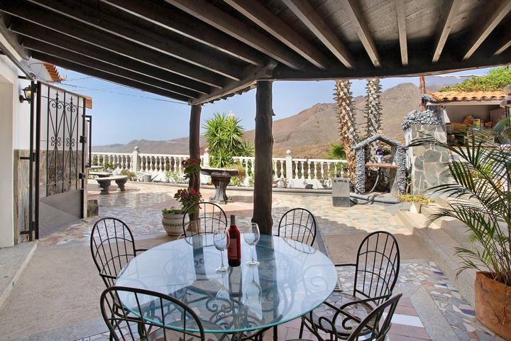 Casa de vacaciones para 4 personas, con Balcón y Jardín en Agüimes