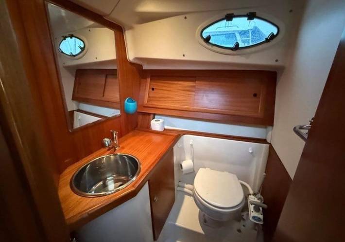 Bateau pour 6 personnes, avec terrasse et vue, animaux acceptés en Bretagne - 3