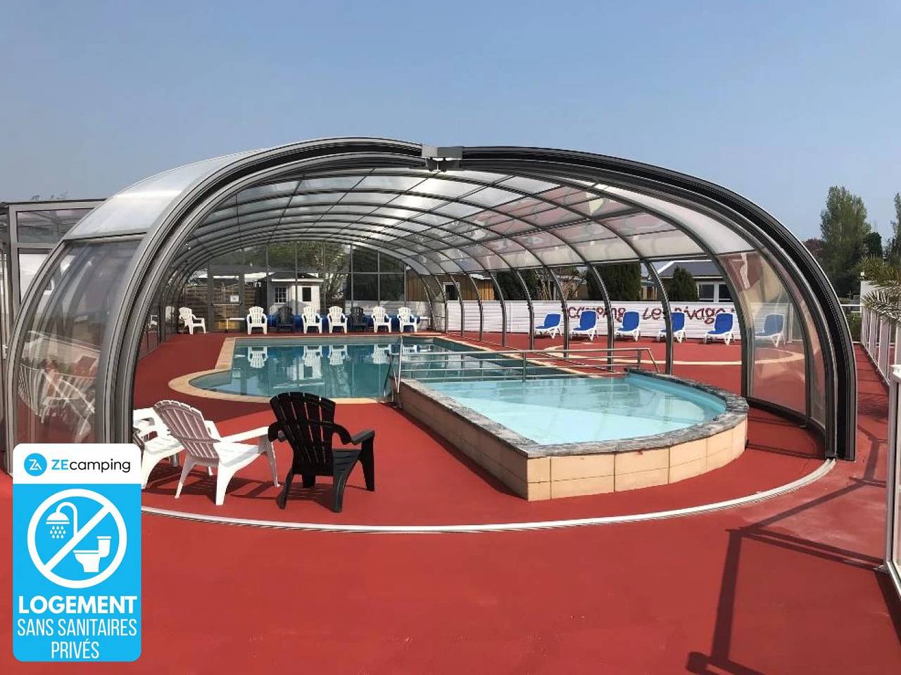 Camping 4 étoiles - Piscine  - ccaffhi in Quettehou, Región de Cherbourg