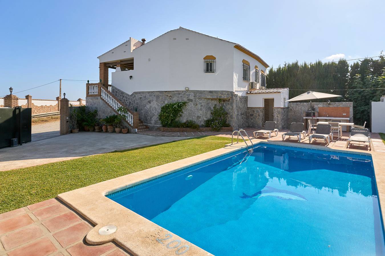 Villa 'El Peli' con vistas al mar, Wi-Fi y aire acondicionado in Frigiliana, Costa del Sol