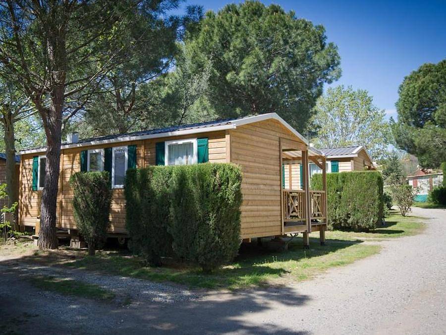 Camping Les Casteillets - Mobilhome 4 personnes - Confort 28 m² - 2 chambres - climatisation in Saint-Jean-Pla-de-Corts, Région de Céret