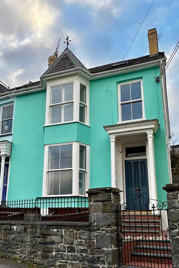 Holiday rental for 8 people, with view and garden in New Quay