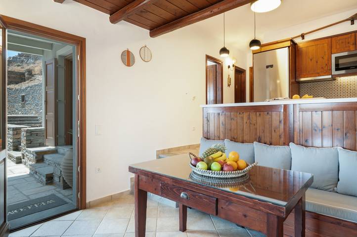Villa „Kokkoras“ mit Meerblick und privater Terrasse in Spathi, Kea