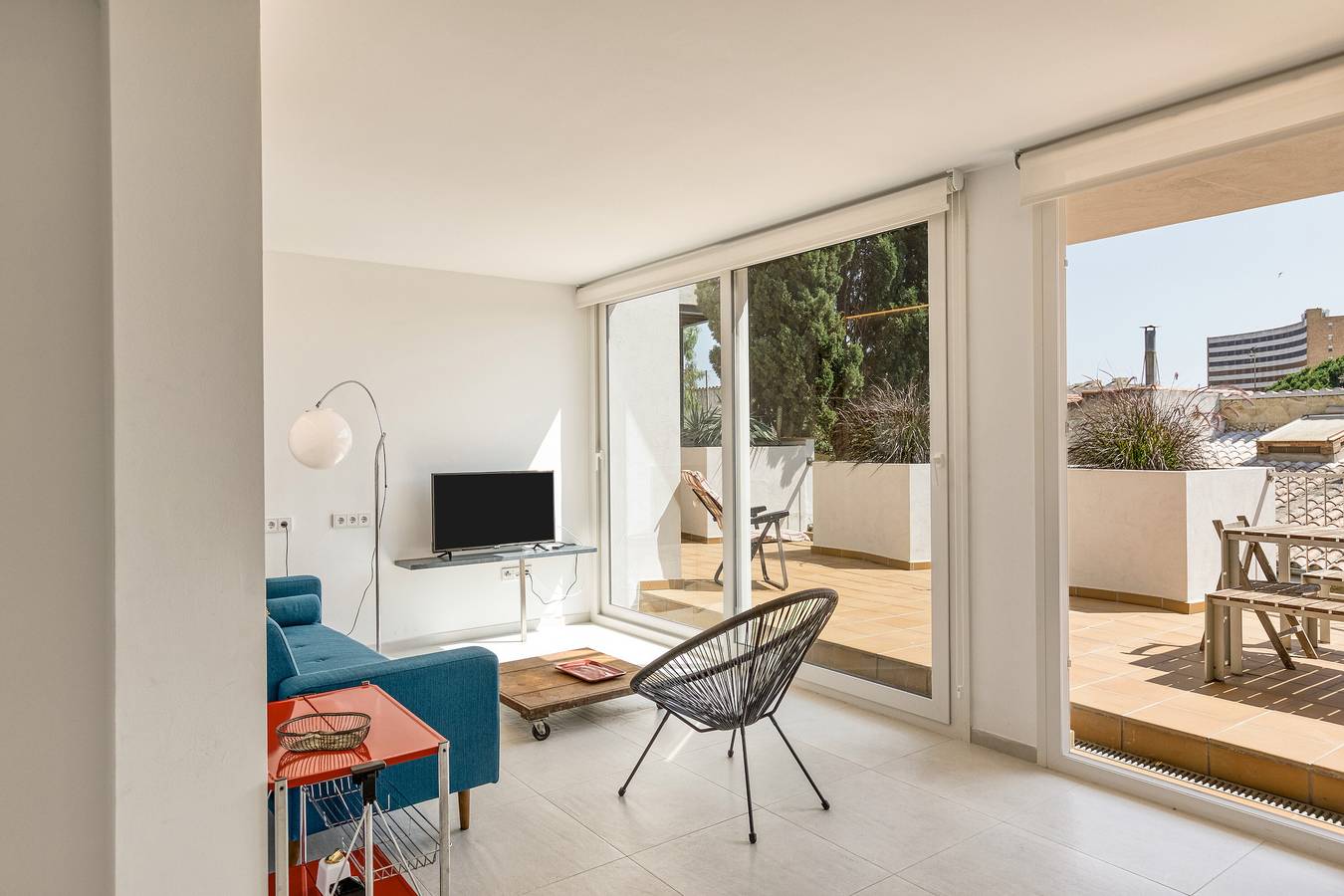 Ganze Wohnung, Apartment mit großer Terrasse nahe dem Meer – Erdgeschoss in l'Escala, Oberampurien