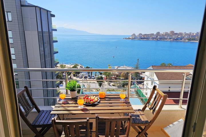 Ferienwohnung für 4 Personen, mit Meerblick und Balkon, kinderfreundlich - 1