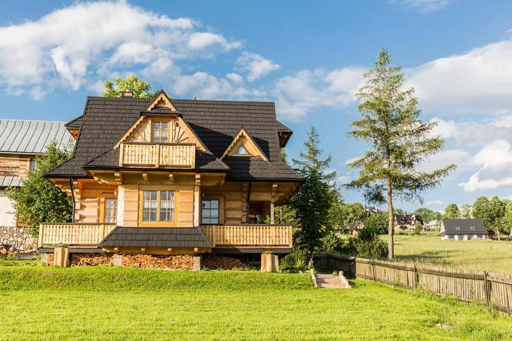 Willa dla 9 osób, z widok i ogród oraz taras w Kościelisko