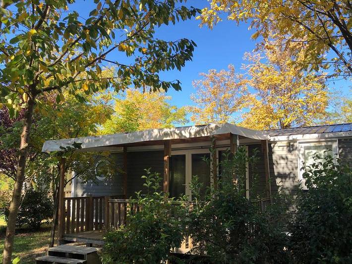 Camping Au Tylo Soleil - Mobilheim 4 personen - 41 Premium Mobil Home O'Hara 914 2 33m² in Dauphin, Regionaler Naturpark Luberon