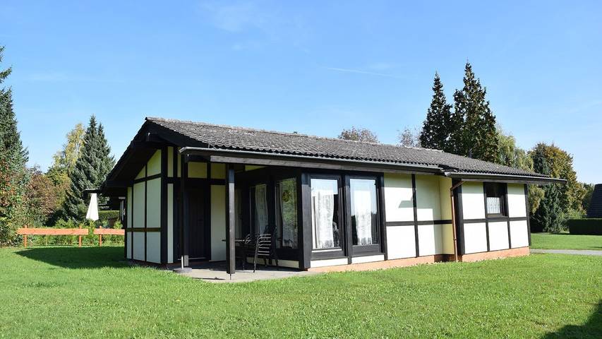 Bungalow für 5 Personen, mit Garten, mit Haustier im Odenwald