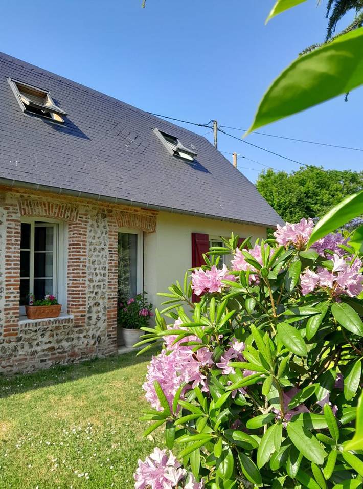 Chambre d’hôte pour 2 personnes, avec Terrasse à Heuqueville