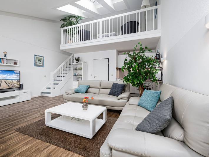 Ferienwohnung für 3 Personen, mit Garten und Balkon, kinderfreundlich - 1
