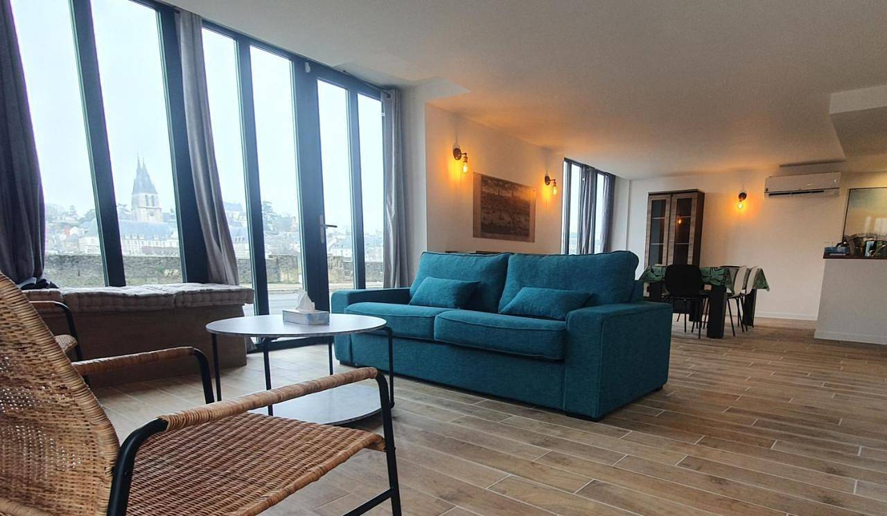 Appartement entier, "Gîte Le Relais Viennois" vue sur Loire & linge inclus in Blois, Région de Blois
