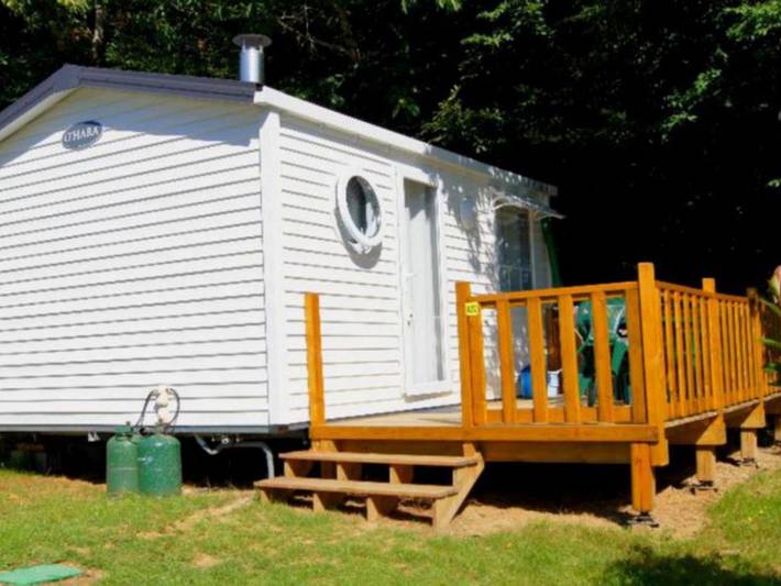 Mobil home pour 2 personnes, avec Terrasse et Piscine à Lamonzie-Montastruc