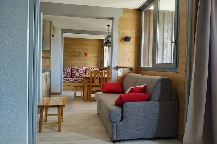 Gîte pour 8 personnes, avec Balcon dans Station De Montalbert
