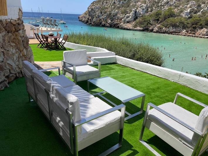 Maison de vacances pour 4 personnes, avec Terrasse ainsi que Jardin et Vue à Cala en Porter