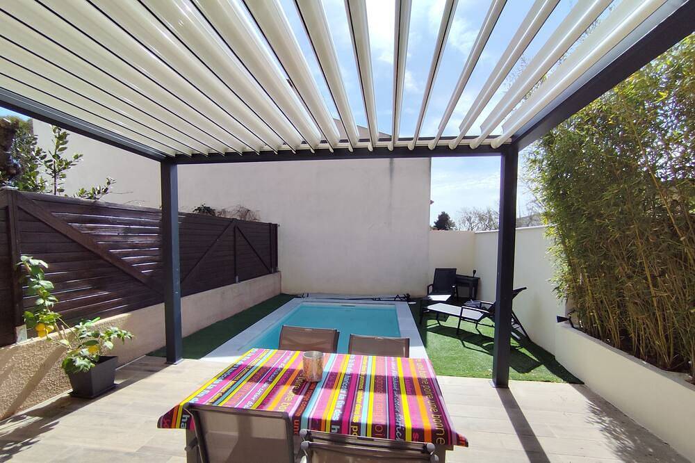 Appartement entier, Appartement dans bâtisse vigneronne proche Montpellier, plages , arrière pays, in Saint-Jean-de-Védas, Côte méditerranéenne (France)