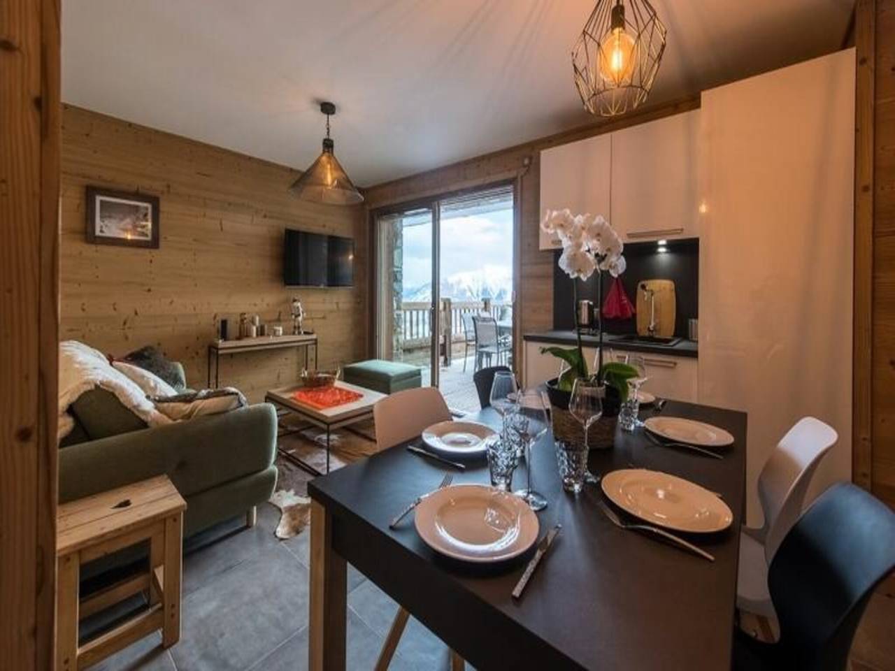 Ganze Wohnung, Ferienwohnung in Les Sybelles mit Zugang zu den Skipisten in La Toussuire, Fontcouverte-la-Toussuire