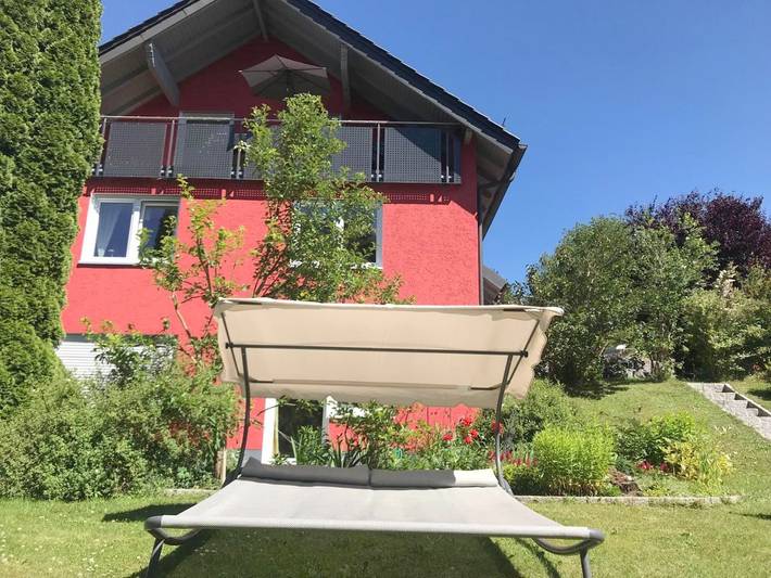 Ferienwohnung für 4 Personen, mit Balkon und Terrasse sowie Garten und Ausblick in Schauenstein - 2