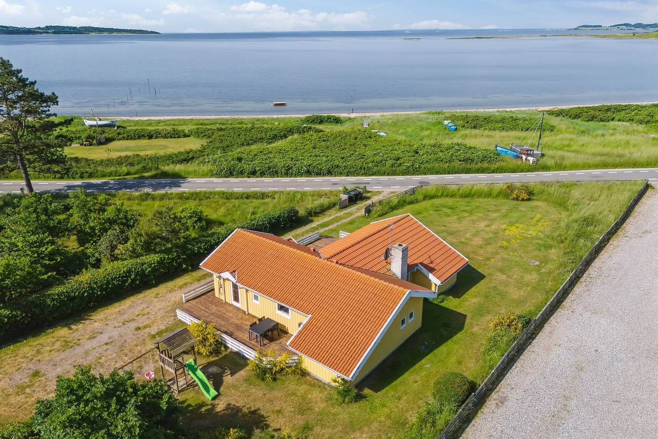 Ferienhaus – Meerblick, Strand und Natur in Begtrup, Knebel