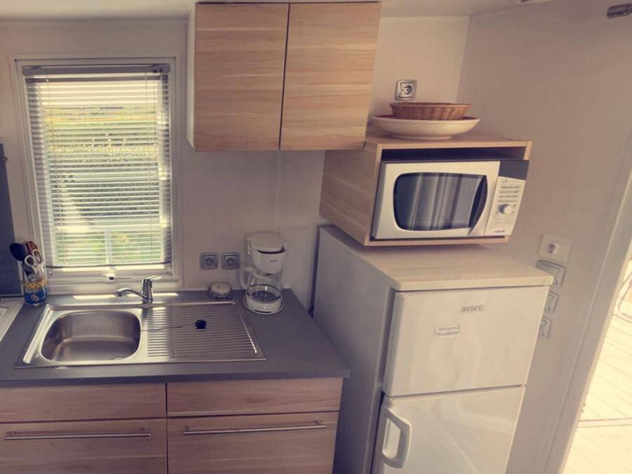 Camping Intercommunal de la Durance - Mobilhome 4 personnes - Mobil home O'hara 734T climatisé, 2 chambres in Cavaillon, Parc naturel régional du Luberon