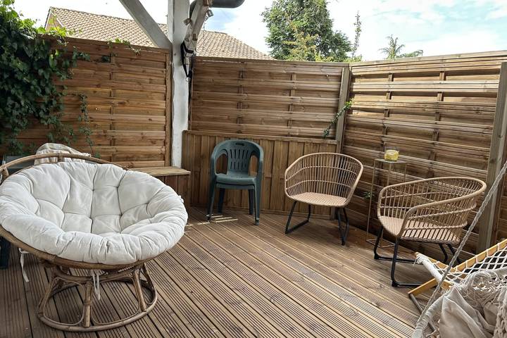 Location de vacances pour 4 personnes, avec Terrasse à Biganos