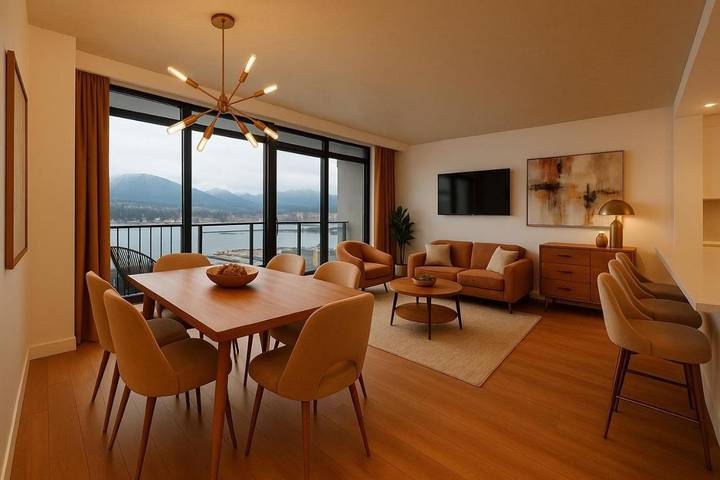 Ferienwohnung für 6 Personen, mit Terrasse und Ausblick in Vancouver