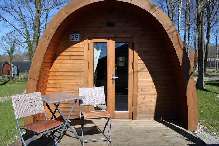 Ferienhaus für 3 Personen, mit Sauna und Terrasse in Haithabu