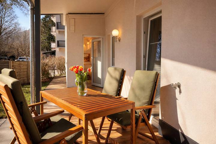 Ganze Wohnung, Ferienwohnung für 4 Personen mit Garten in Kramsach, Kaisergebirge