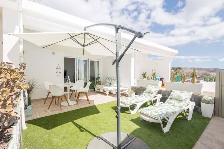Ferienwohnung für 4 Personen, mit Terrasse in Playa del Águila