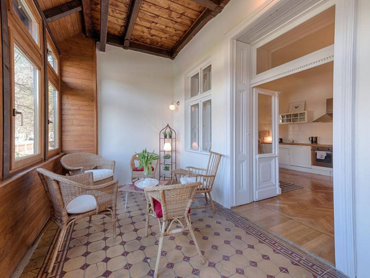 Ganze Wohnung, Ferienwohnungen Landhaus Blauer Spatz - Studio-Apartment Top 4 mit Raxblick in Reichenau an der Rax, Wiener Alpen