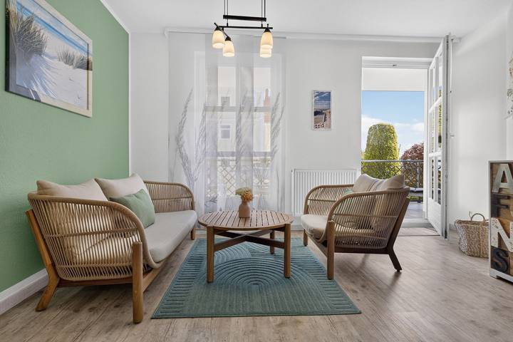Ferienwohnung für 2 Personen, mit Balkon in Bansin