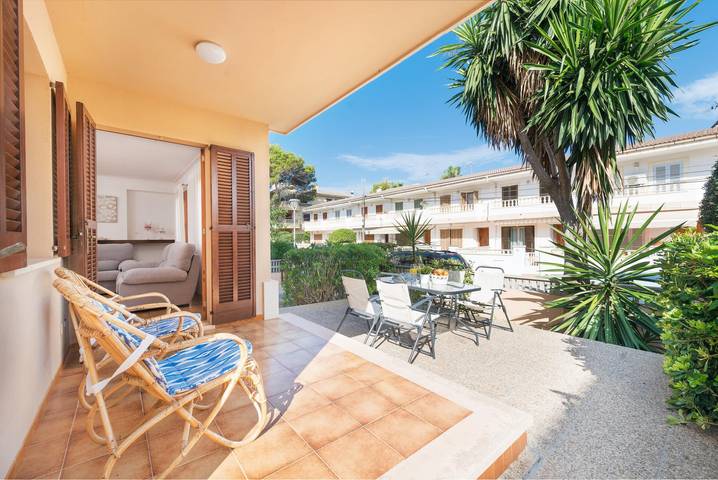 Ferieleilighet for 4 personer, med terrasse i Can Picafort