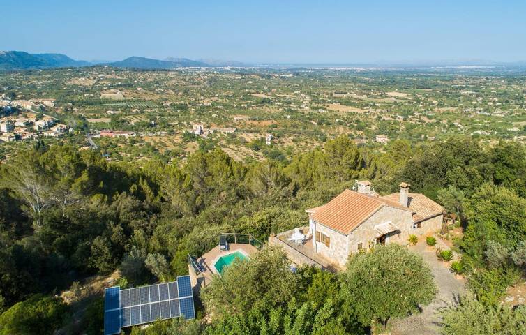 Rückzugsort am Meer mit Pool und Küche, 2 km von Mancor de la Vall entfernt in Selva, Mallorca Inselmitte