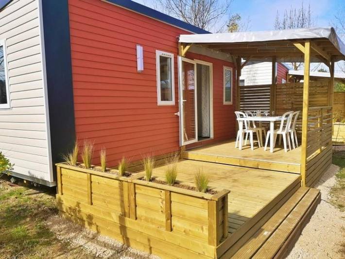 Mobil home pour 4 personnes, avec bassin pour enfant à Collias - 3