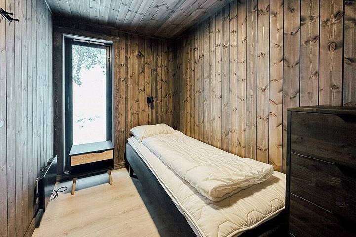 Moderne Hütte mit Bergblick bei Syningtoppen in Ål