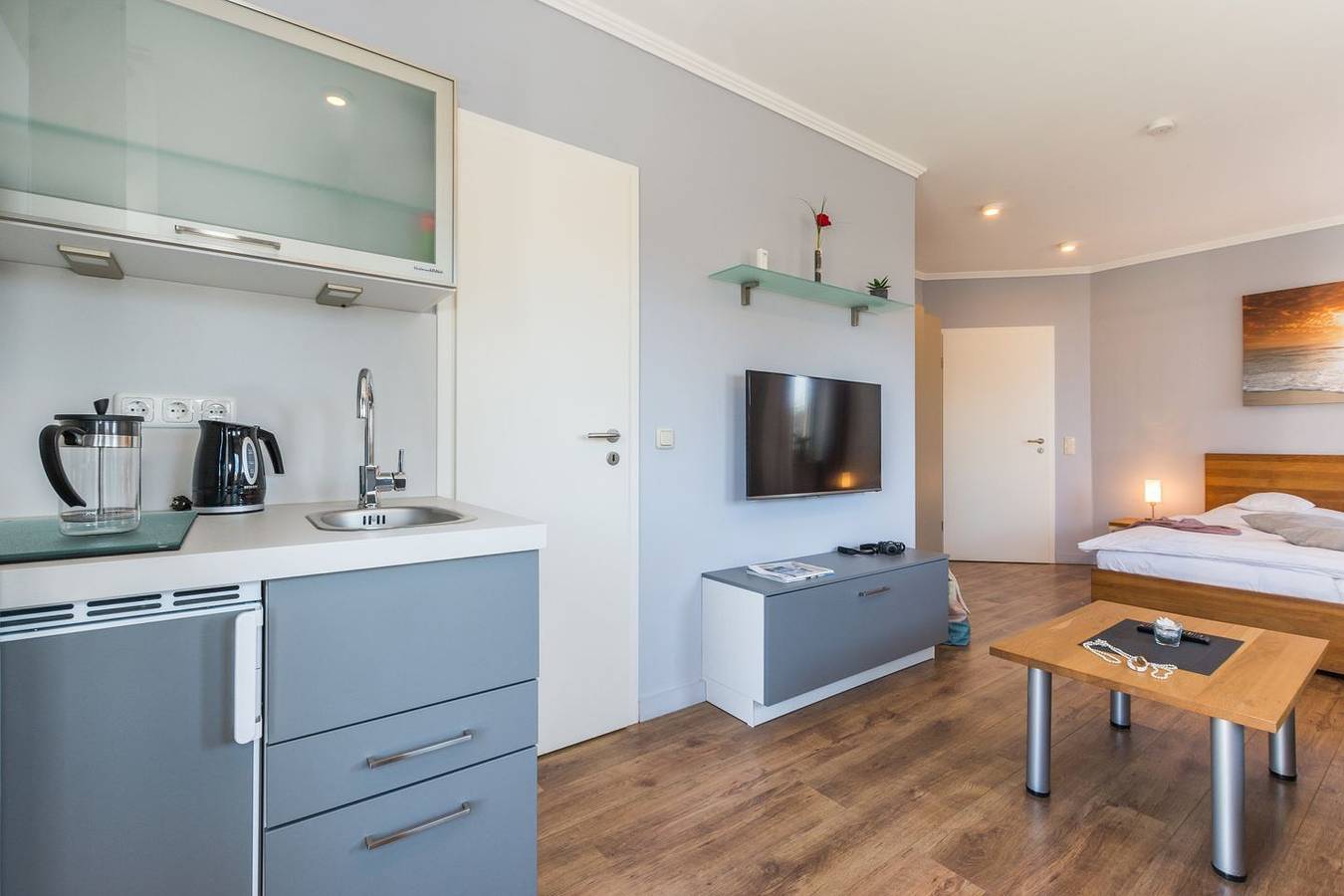 Ganze Wohnung, Ferienappartement "Neue Galerie 4" - im Ortskern ca. 20 m² für 2 Personen in Ahrenshoop, Fischland