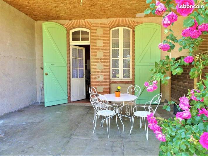 Gîte pour 4 personnes, avec Terrasse et Jardin ainsi que Bassin pour enfant et Piscine à Villemur-sur-Tarn