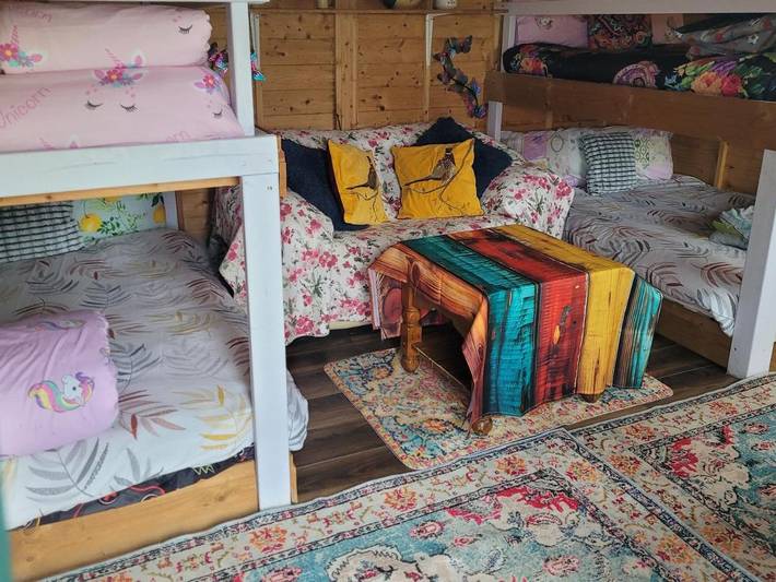 Camping for 5 people, with Balcony and Terrace as well as Garden and View in County Clare