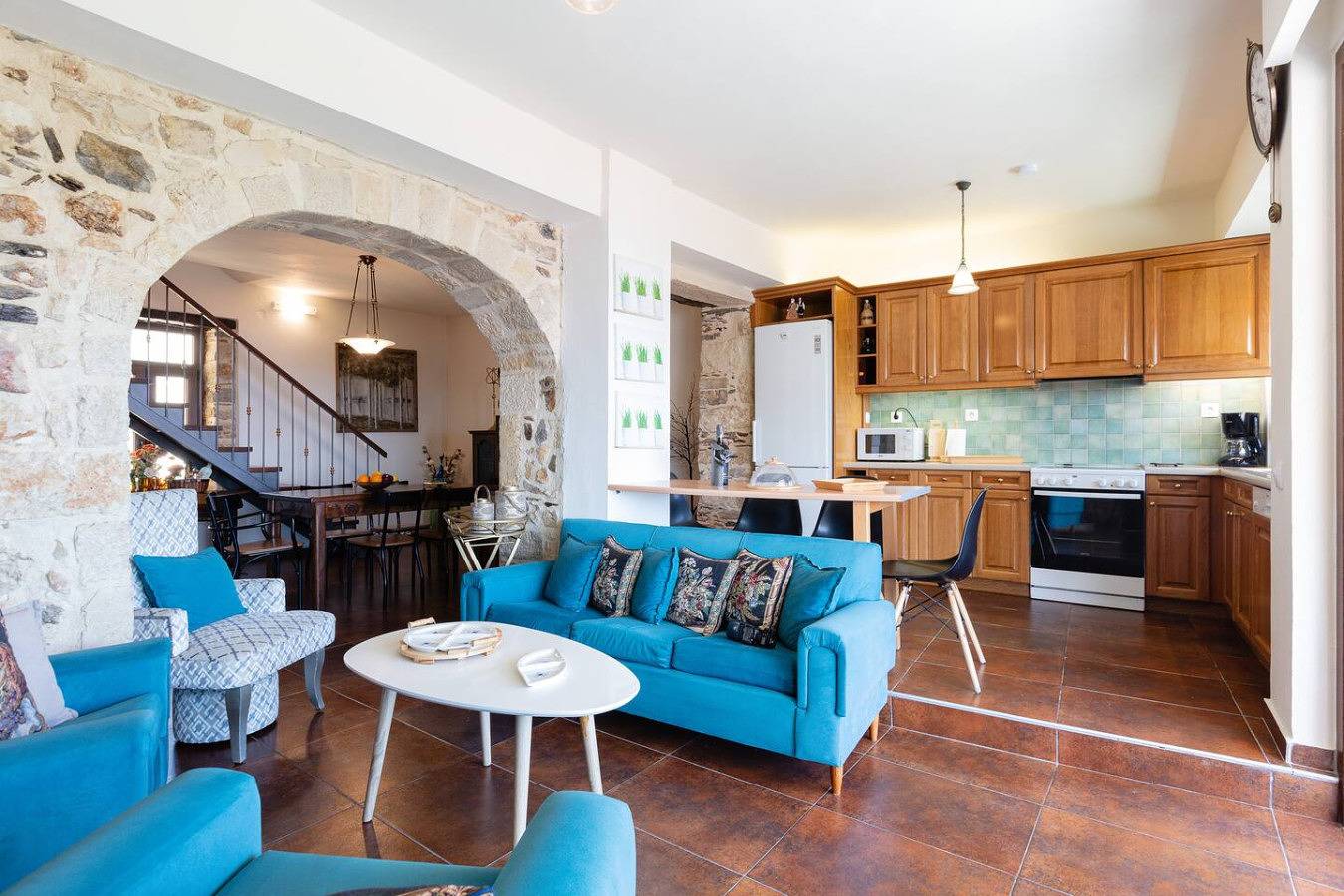 Ferienhaus für 10 Personen mit Balkon in Panormos (Rethymno), Rethymno und Umgebung